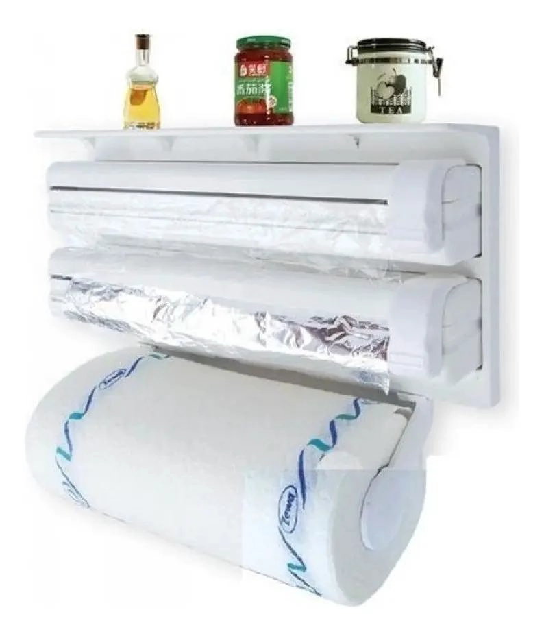 DISPENSADOR TRIPLE EMPOTRABLE PARA PAPEL DE COCINA - 1