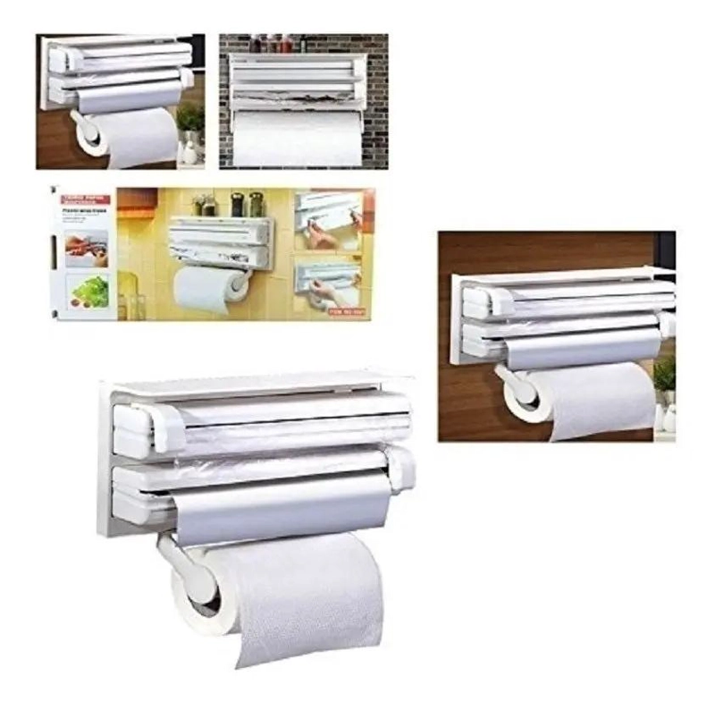 DISPENSADOR TRIPLE EMPOTRABLE PARA PAPEL DE COCINA - 2