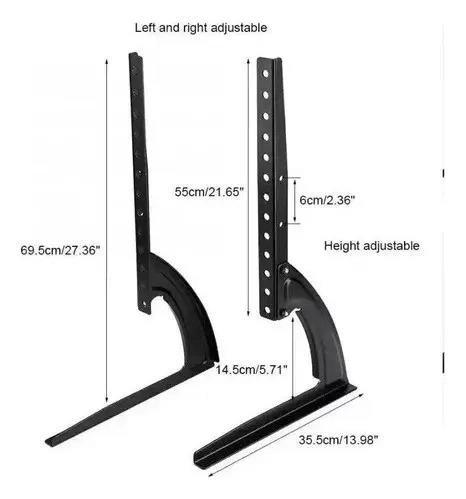 SOPORTE DE TV DE MESA AJUSTABLE PARA PANTALLAS DE 32 A 70 PULGADAS - 8