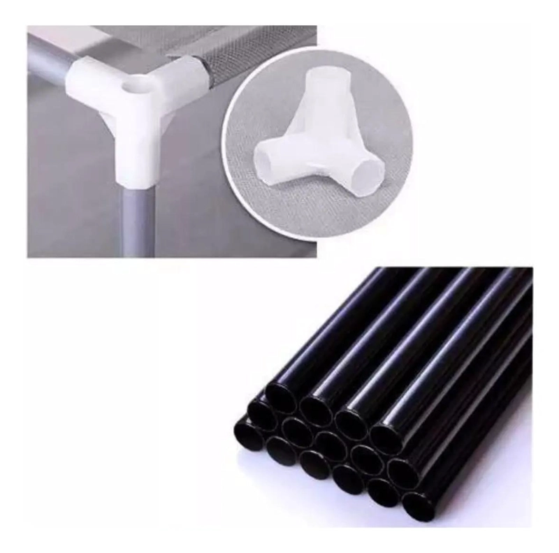 ZAPATERA ARMABLE DE TELA PLASTICA CON 8 NIVELES PARA 24 PARES - 5