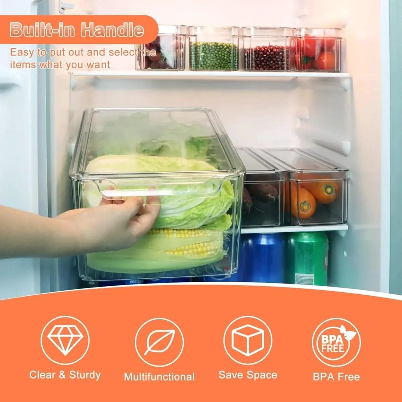 CONJUNTO DE 7 ORGANIZADORES PARA REFRIGERADOR - 3