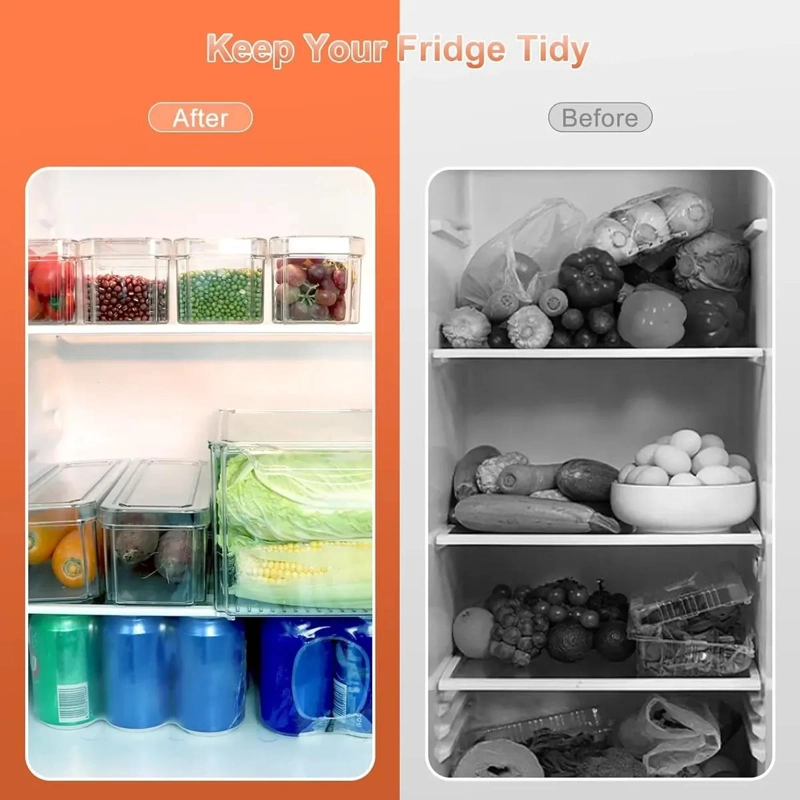 CONJUNTO DE 7 ORGANIZADORES PARA REFRIGERADOR - 5