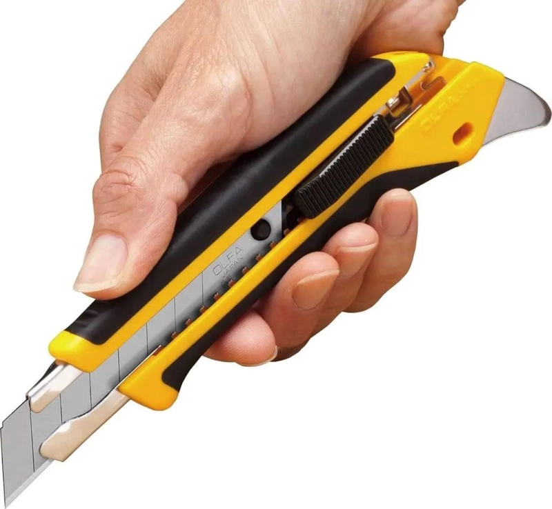 CUCHILLO INDUSTRIAL ANTIDESLIZANTE 18MM PARA CORTES PRECISOS - 4