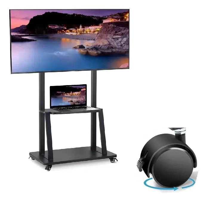 SOPORTE MOVIL PARA TV DE 32 A 65 PULGADAS CON RUEDAS - 4
