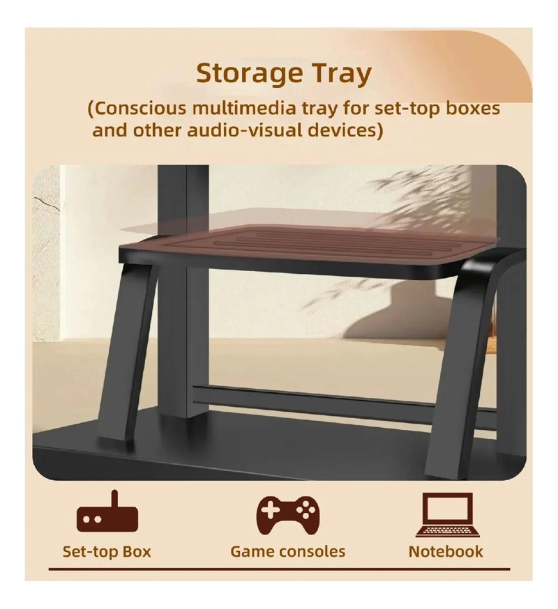 SOPORTE MOVIL PARA TV DE 32 A 65 PULGADAS CON RUEDAS - 9