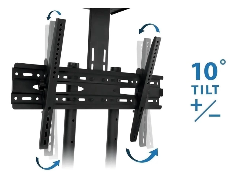 SOPORTE MOVIL PARA TV DE 32 A 70 PULGADAS CON RUEDAS - 9