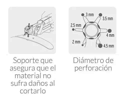 ALICATE SACABOCADOS 9 PULGADAS PARA BRICOLAJE Y MANUALIDADES - 1