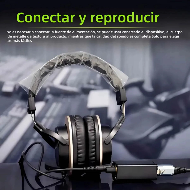 AMPLIFICADOR DE AURICULARES PORTATIL CON CONTROL DE VOLUMEN - 8