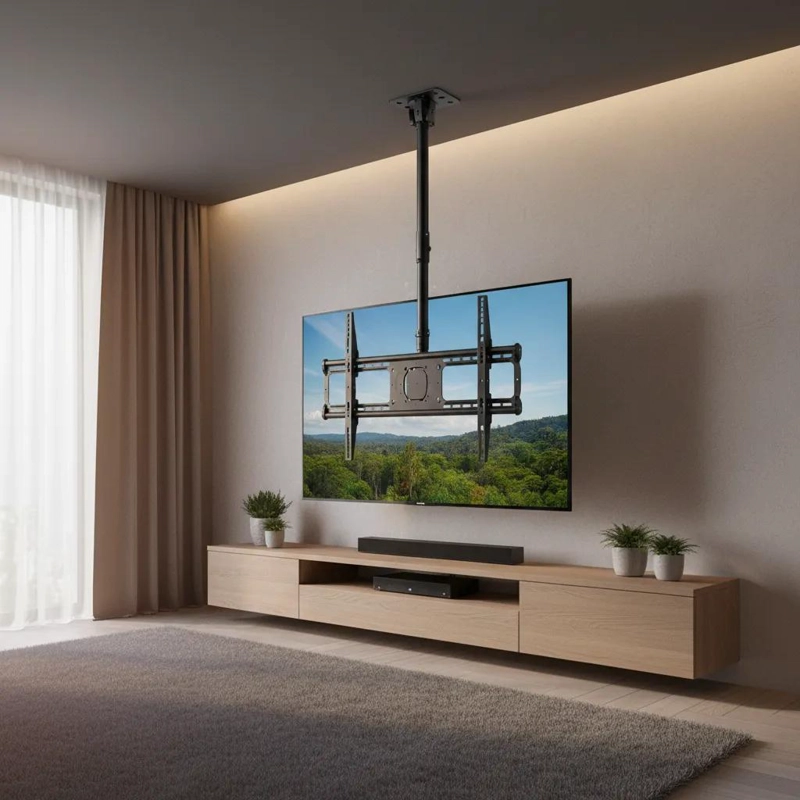 SOPORTE DE TECHO AJUSTABLE PARA TV DE 32 A 75 PULGADAS - 1
