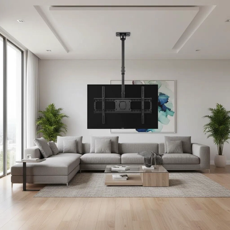 SOPORTE DE TECHO AJUSTABLE PARA TV DE 32 A 75 PULGADAS - 4