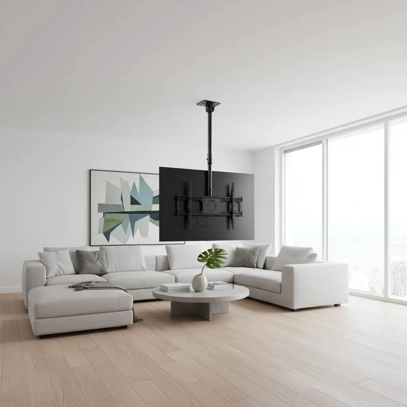 SOPORTE DE TECHO AJUSTABLE PARA TV DE 32 A 75 PULGADAS - 7