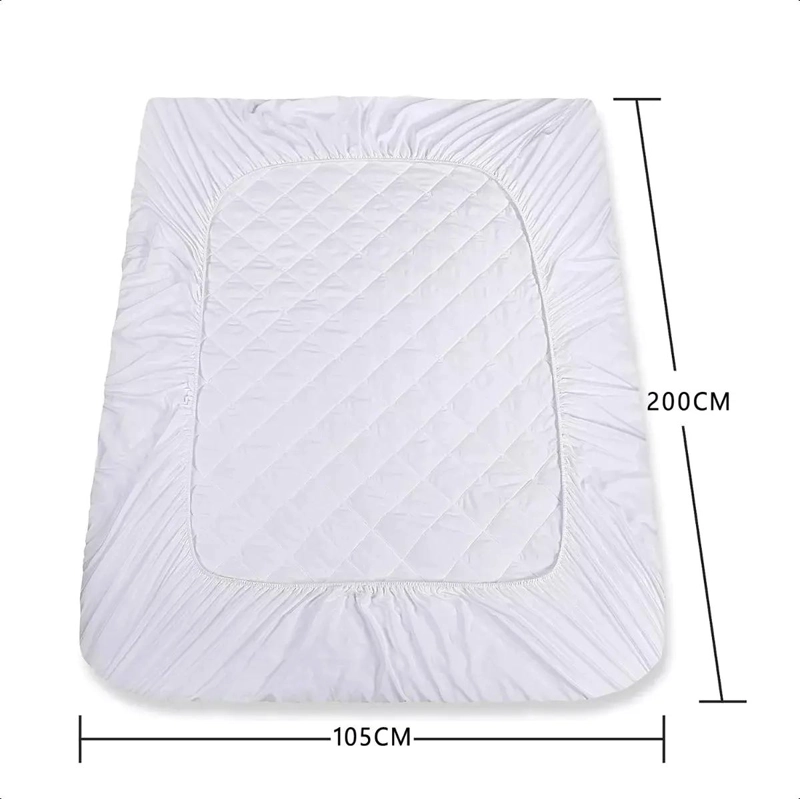CUBRECOLCHON IMPERMEABLE PROTECTOR SUAVE PARA 1.5 PLAZAS - 5