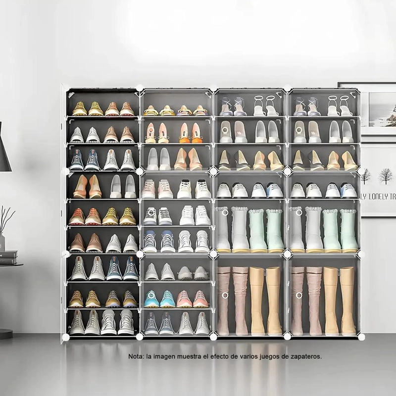 ESTANTE ORGANIZADOR DE ZAPATOS PARA 24 PARES CON 6 NIVELES - 9