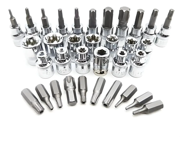 JUEGO DE DADOS TORX 34 PIEZAS PARA REPARACIONES Y MANTENIMIENTO - 4