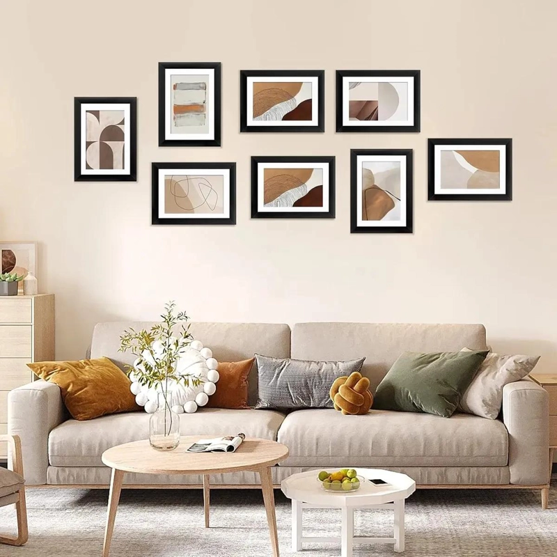 SET DE 5 MARCOS DE FOTO DECORATIVOS PARA PARED Y MESA - 8