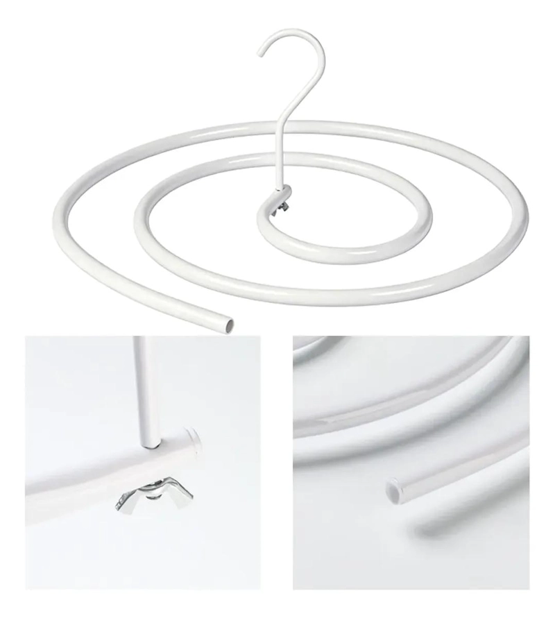 PACK DE 2 COLGADORES ESPIRAL PARA SECAR ROPA DE CAMA - 4