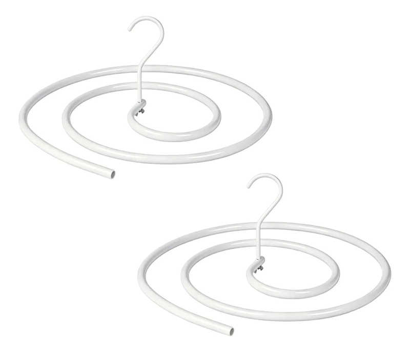 PACK DE 2 COLGADORES ESPIRAL PARA SECAR ROPA DE CAMA - 5