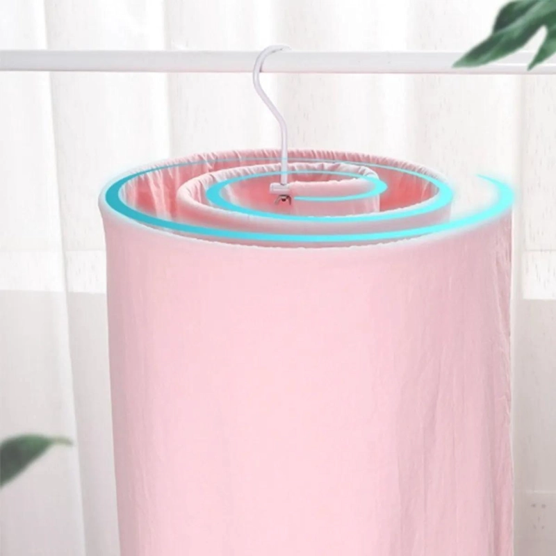 PACK DE 2 COLGADORES ESPIRAL PARA SECAR ROPA DE CAMA - 8