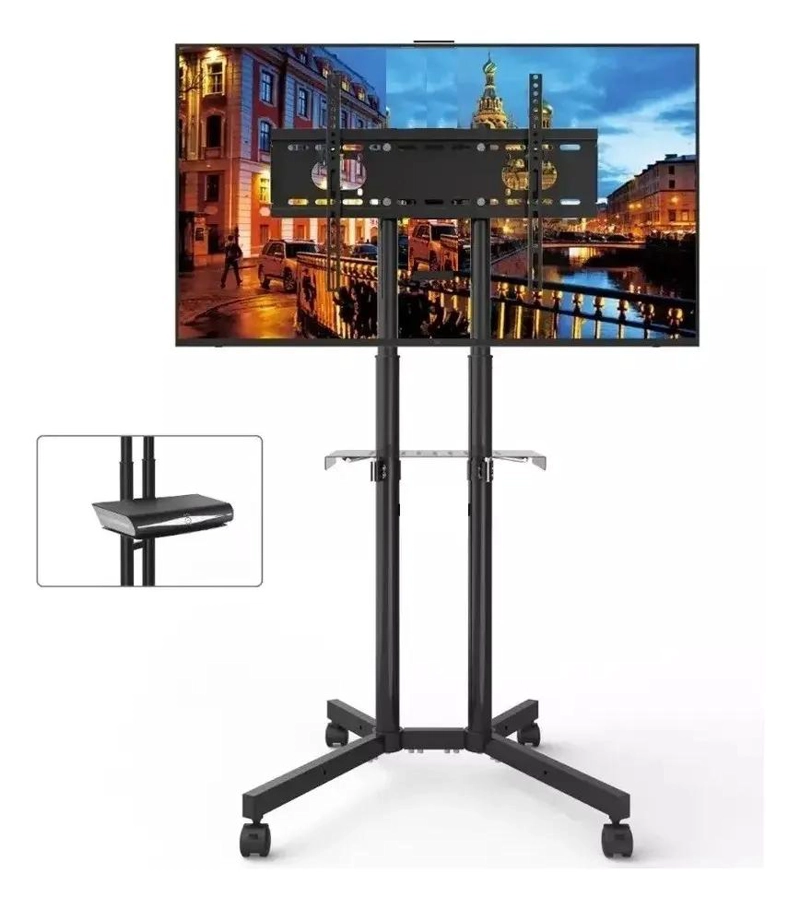 SOPORTE TV MOVIBLE CON RUEDAS PARA PANTALLAS DE 32 A 75 PULGADAS - 5