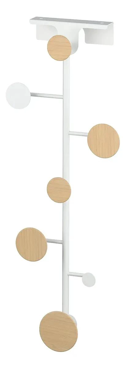 PERCHERO REGULABLE PARA PUERTA INFANTIL DE ACERO Y BAMBU - 1