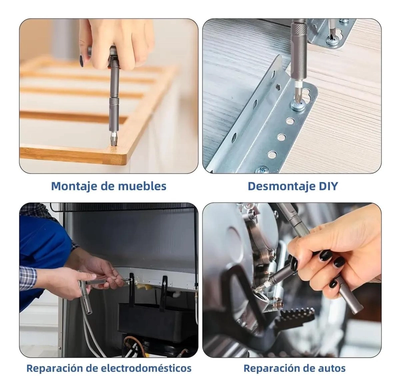 JUEGO DE DESTORNILLADORES MAGNE TICOS 24 EN 1 PARA ELECTRONICA - 8