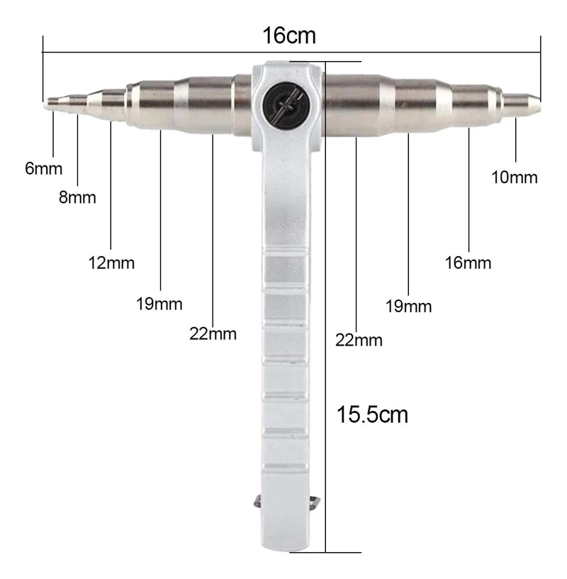 EXPANSOR DE TUBO DE COBRE MANUAL 1/4 - 7/8 PULGADA - 2