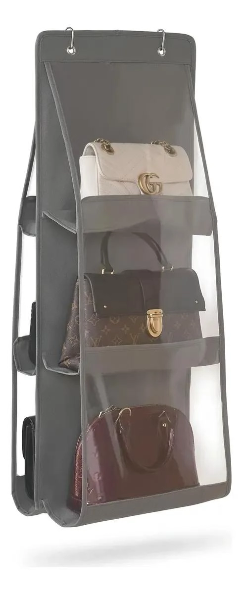ORGANIZADOR COLGANTE DE 6 BOLSILLOS PARA CARTERAS - 3