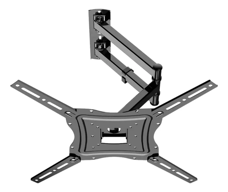 SOPORTE ARTICULADO PARA TV DE 17 A 60 PULGADAS, AJUSTABLE Y NEGRO - 6