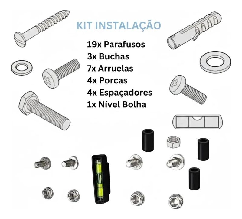 SOPORTE ARTICULADO PARA TV DE 17 A 60 PULGADAS, AJUSTABLE Y NEGRO - 7