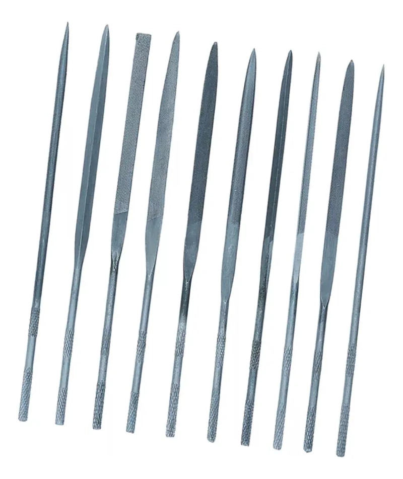 SET DE LIMAS JOYERO 10 PIEZAS 14 CM - 1