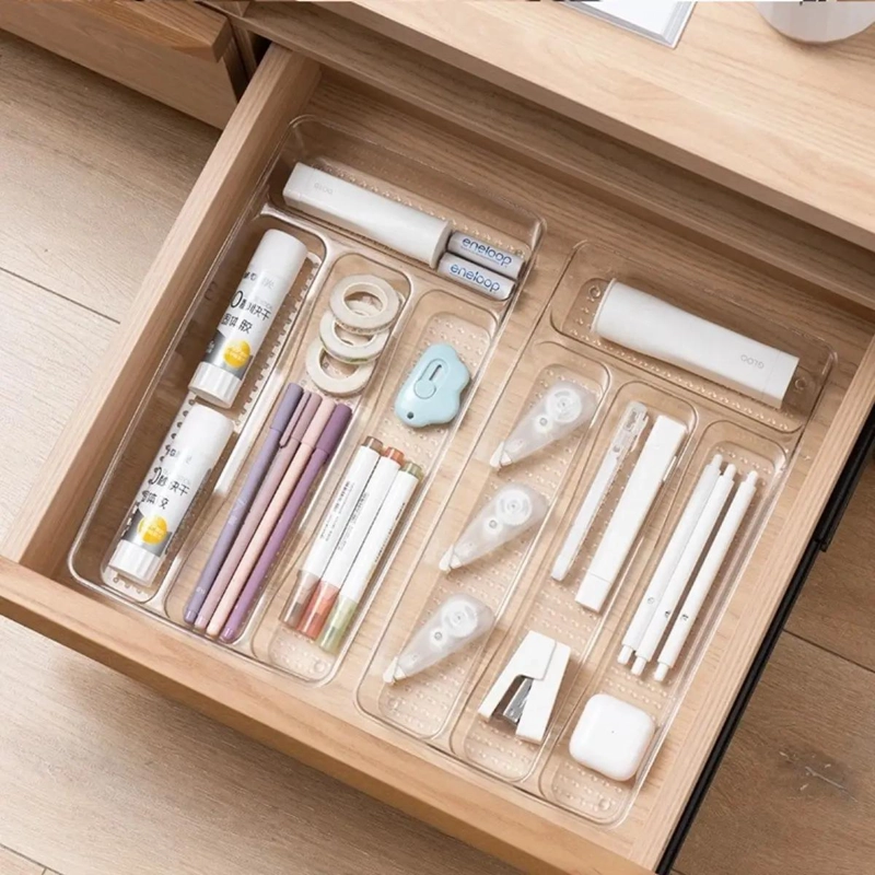 ORGANIZADOR DE CUBIERTOS ACRILICO ELEGANTE PARA COCINA Y MESA - 4