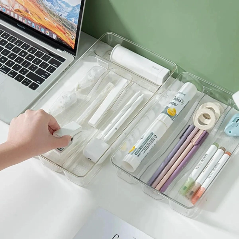 ORGANIZADOR DE CUBIERTOS ACRILICO ELEGANTE PARA COCINA Y MESA - 5