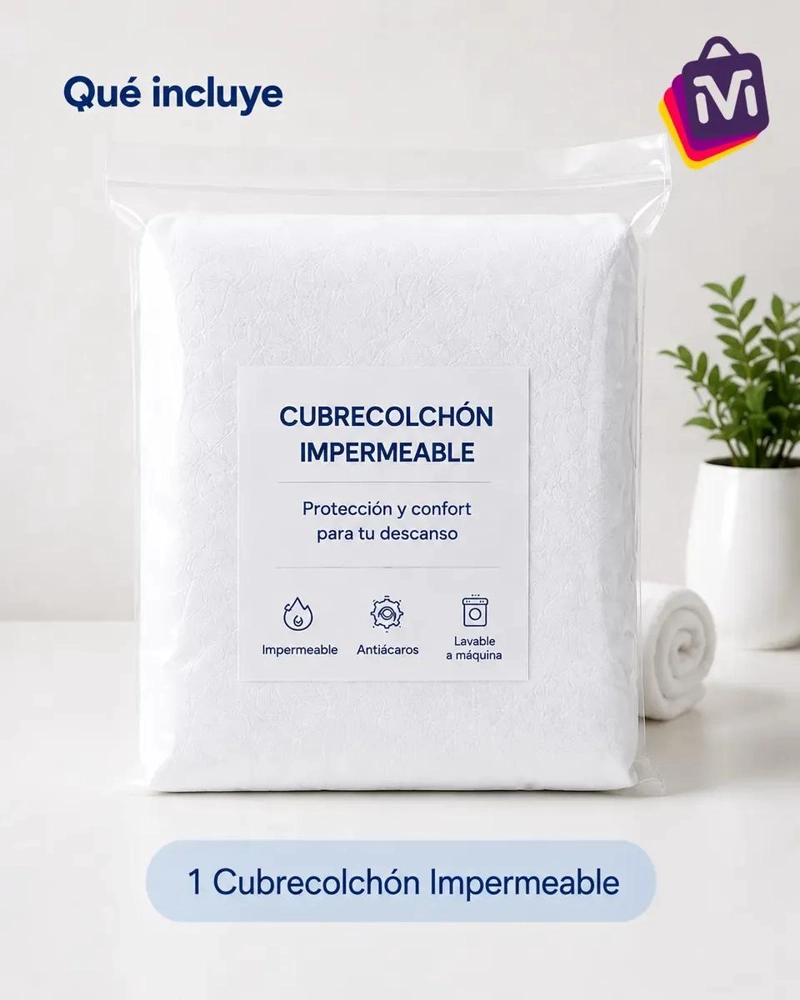 PROTECTOR DE COLCHON IMPERMEABLE Y SUAVE PARA HOGAR - 9