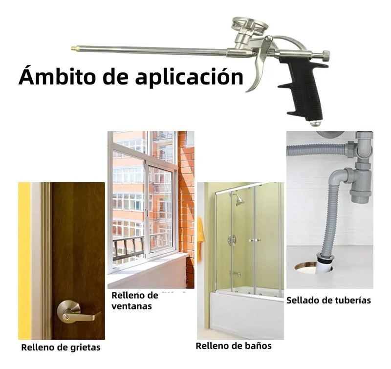PISTOLA DE APLICACION DE ESPUMA EXPANDIBLE PARA SELLADO - 10