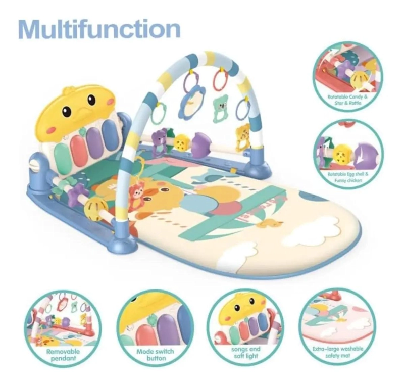 GIMNASIO INFANTIL MUSICAL CON PIANO PARA ESTIMULACION DE BEBE S - 5