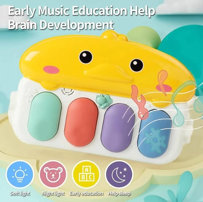 GIMNASIO INFANTIL MUSICAL CON PIANO PARA ESTIMULACION DE BEBE S - 8