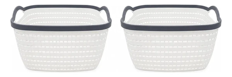 PACK DE 2 CESTAS ORGANIZADORAS PARA BAÑO Y COCINA - 3