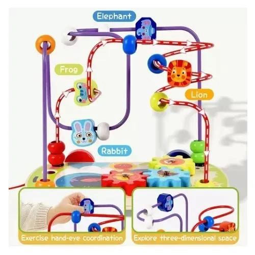JUGUETE DE ARRASTRE Y LABERINTO PARA ESTIMULACION INFANTIL - 4