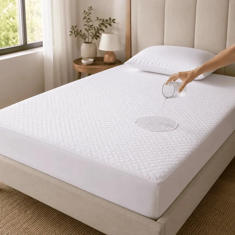 CUBRE COLCHON IMPERMEABLE 1 PLAZA PARA PROTECCION DIARIA - 1