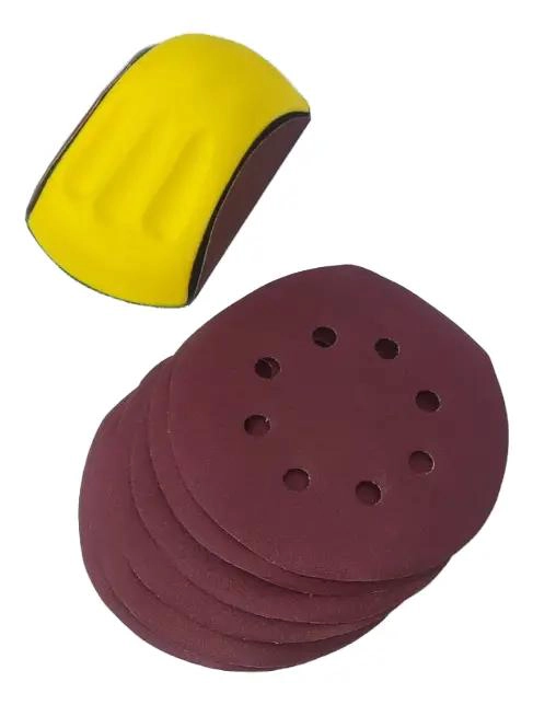 PACK DE 6 DISCOS DE LIJA 15.24 CM PARA MADERA - 3