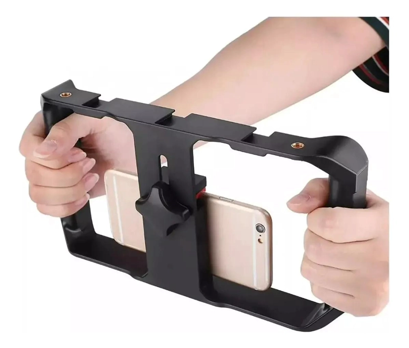 SOPORTE ESTABILIZADOR MANUAL PARA SMARTPHONE CON JAULA - 9