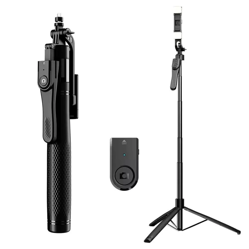 TRIPODE EXTENSIBLE PARA SELFIES Y VIDEOS DE 1.7M - 1