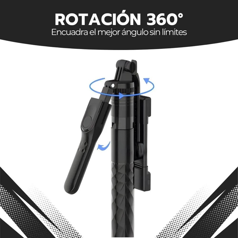 TRIPODE EXTENSIBLE PARA SELFIES Y VIDEOS DE 1.7M - 5