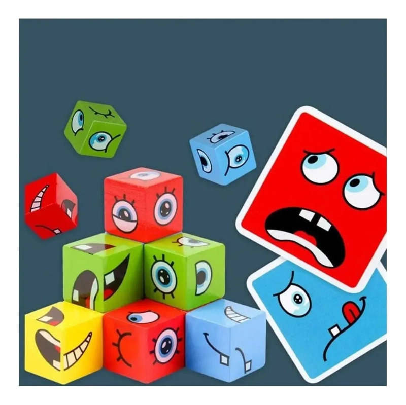 PUZZLE DE BLOQUES DE MADERA PARA DESARROLLO INFANTIL - 1