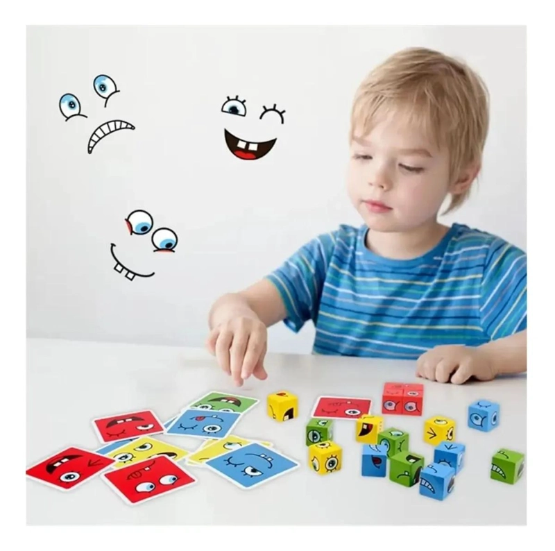 PUZZLE DE BLOQUES DE MADERA PARA DESARROLLO INFANTIL - 3