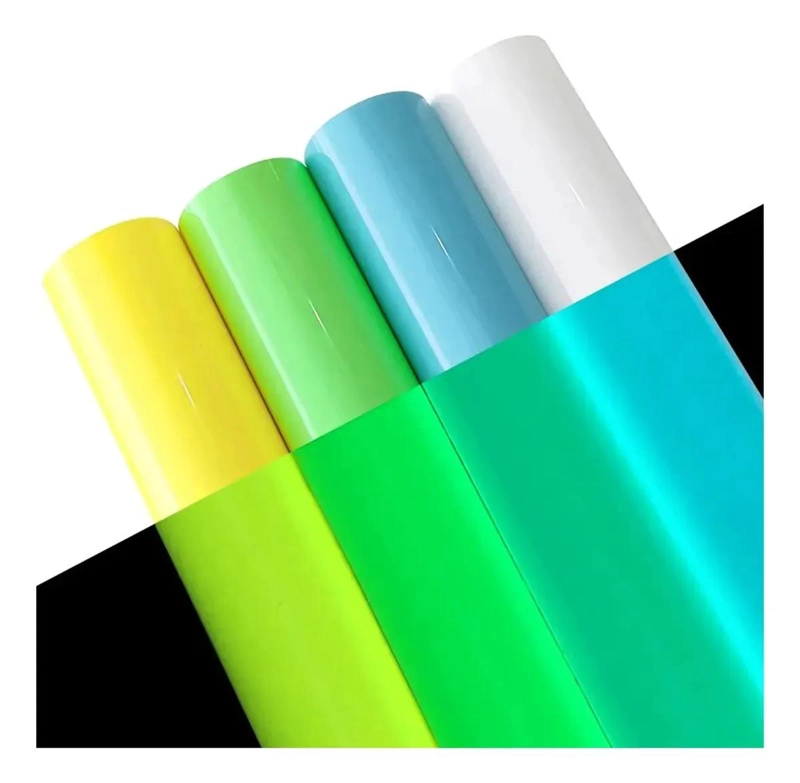 VINILO TERMOTRANSFERIBLE LUMINICO VERDE CLARO 1M X 60CM - 1