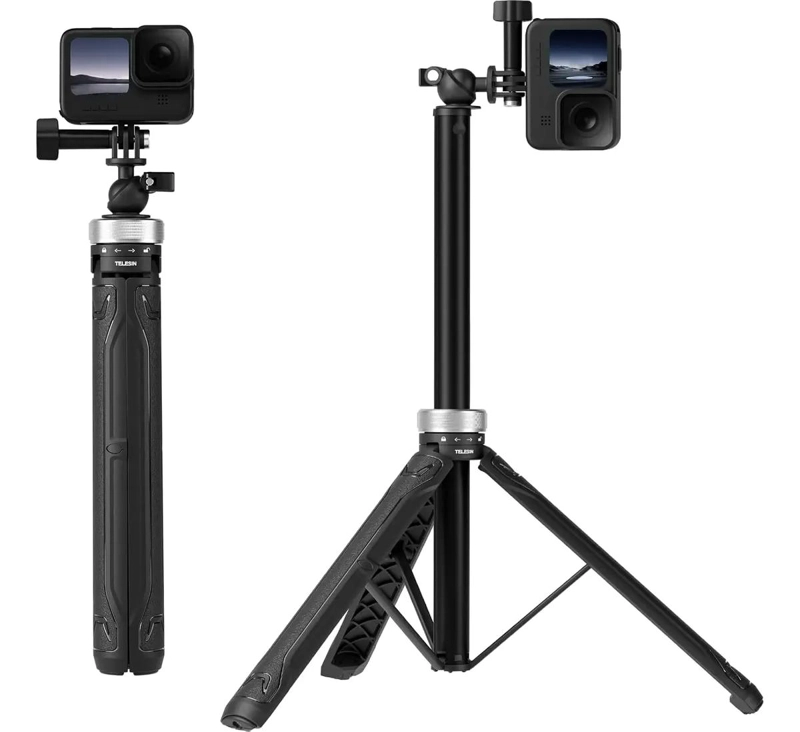 BASTON TRIPODE SELFIE EXTENSIBLE 1.5M 360° PARA CAMARAS - 1