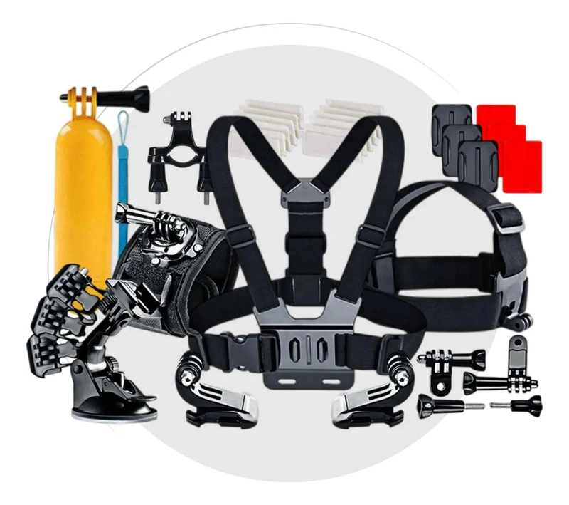 KIT DE ACCESORIOS 50 EN 1 PARA CAMARAS DEPORTIVAS - 3