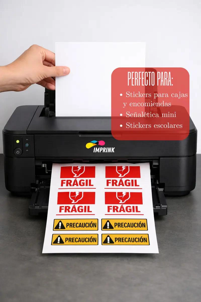 PAPEL ADHESIVO BRILLANTE A4 135G 100 HOJAS EXTRA FUERTE - 3