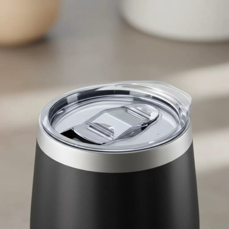 VASO TE RMICO MATE 360ML CON TAPA COLOR NEGRO - 4